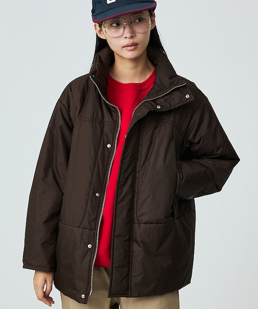 【Le Melange/ル・メランジュ】モンスターパーカー / スタンドカラーコ