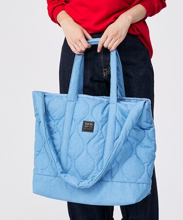 【TAION / タイオン】ミリタリー ジップ ダウントートバッグM / 大容量