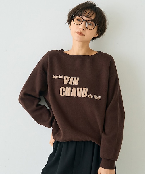 ノエルロゴニットプルオーバー