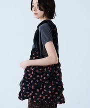 【Casselini / キャセリーニ】スクエアギャザートート