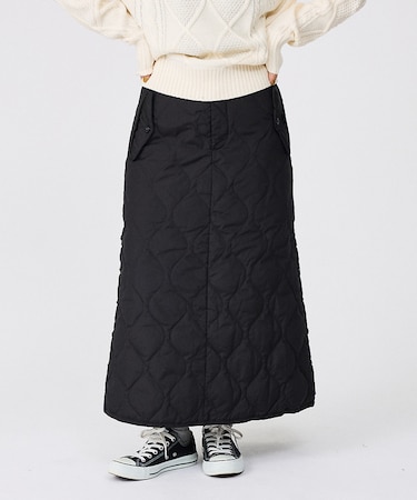 【TAION / タイオン】ミリタリー ダウンスカート