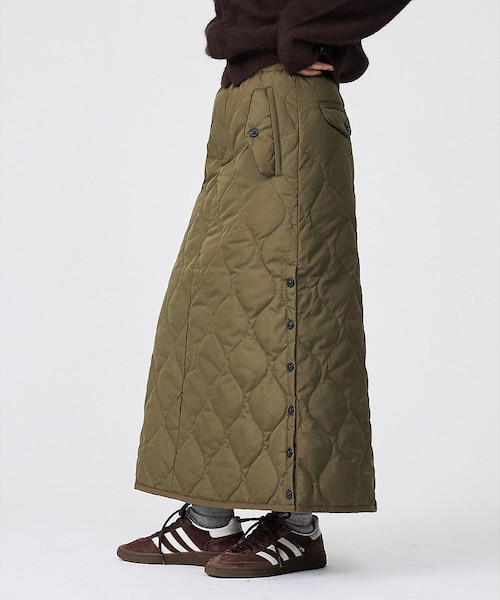 TAION / タイオン】ミリタリー ダウンスカート｜ルージュ・ヴィフ