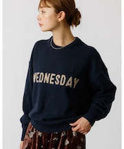 【Le Melange/ル・メランジュ】ロゴニット/#8552003/トップス/