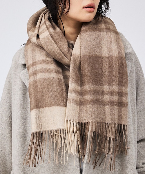 カシミヤ大判ストール / マフラー｜ルージュ・ヴィフ・ラクレの通販