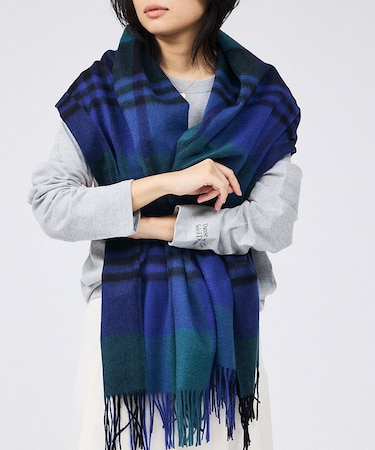 カシミヤ大判ストール / マフラー