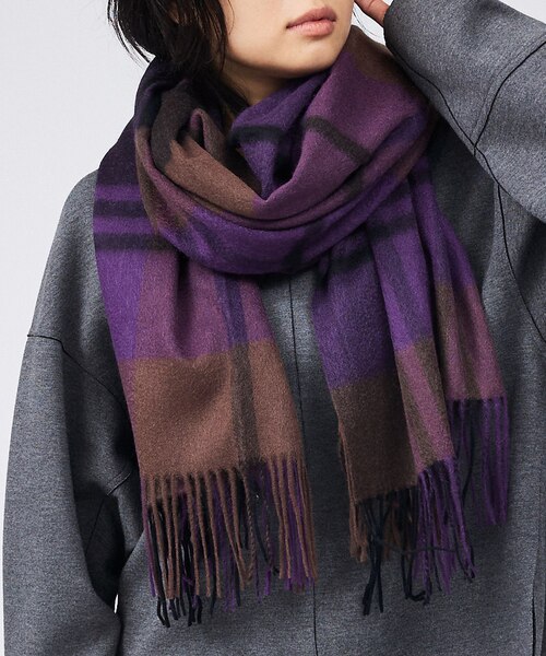 カシミヤ大判ストール / マフラー｜ルージュ・ヴィフ・ラクレの通販