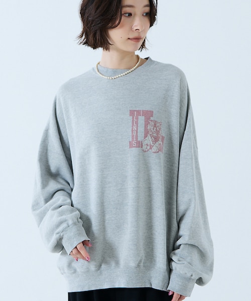 REMI RELIEF / レミレリーフ】SP加工3飛び裏毛クルースウェット