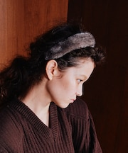【heyep／ヘイップ】ファーミンクヘアーバンド カチューシャ Faux Min