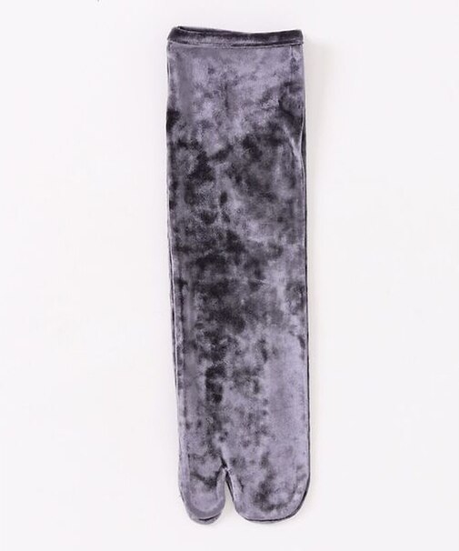 【Keena/キーナ】ベルベットソックス/丈短め/靴下/ベロア【WEB限定】