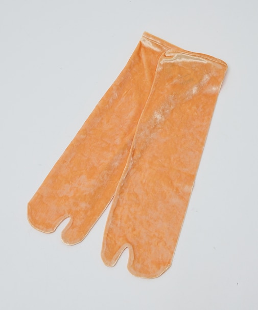 【Keena/キーナ】ベルベットソックス/丈短め/靴下/ベロア【WEB限定】