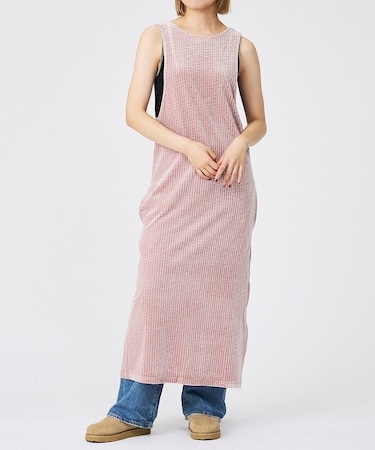 【Keena/キーナ】ベルベットタンクワンピース/上品/お出かけ/ワンピース【W