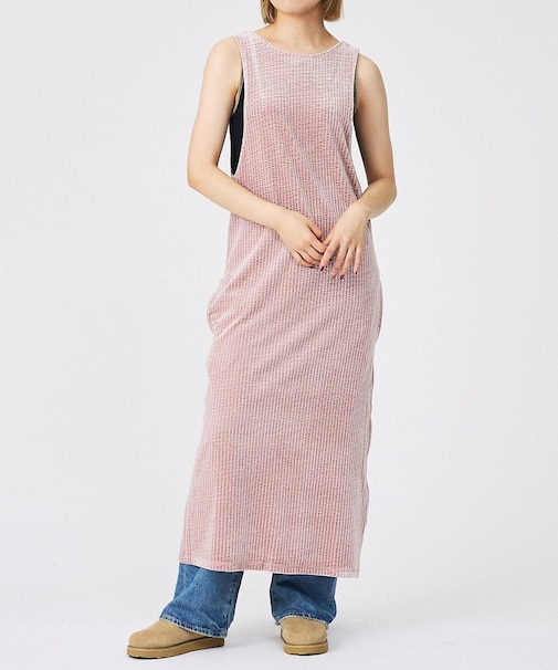 【Keena/キーナ】ベルベットタンクワンピース/上品/お出かけ/ワンピース【W