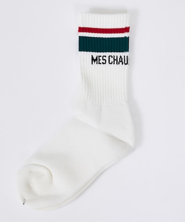 【MES CHAUSSETTES/メ・ショセット】Line Logoソックス/靴