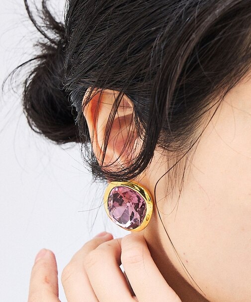 【Kenneth Jay Lane/ケネス ジェイ レーン】アメジストイヤリング