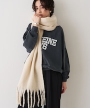 【一部店舗限定】ボリュームフリンジマフラー/ストール