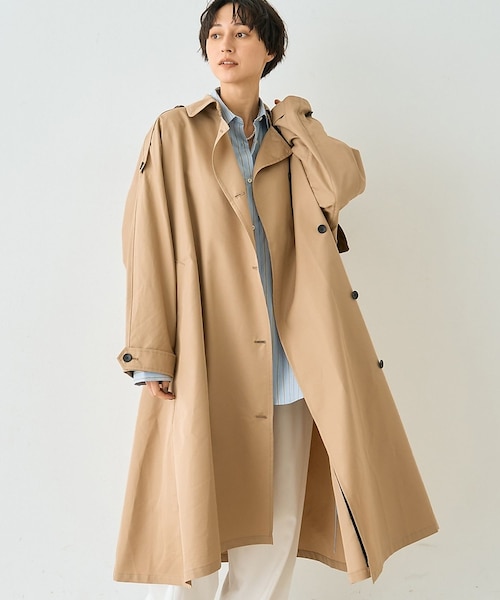 2サイズ展開】撥水NEWロングトレンチコート｜ルージュ・ヴィフ・ラクレ