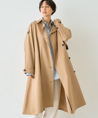 【2サイズ展開】撥水NEWロングトレンチコート