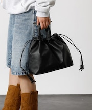 【ARUTEMIKA/アルテミカ】中綿ハンドル巾着/巾着/バッグ【WEB限定】