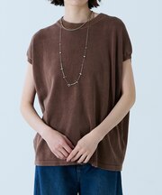 【JOHNBULL/ジョンブル】ドライコットンピグメントフレンチニットT / フ