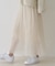【一部店舗限定】ラメシアープリーツスカート