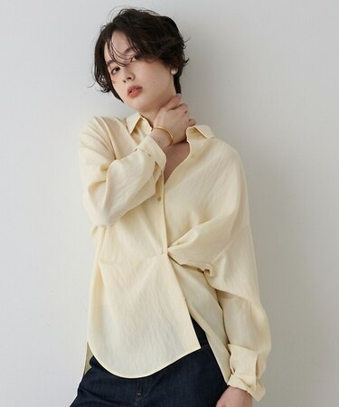 【一部店舗限定】アシンメトリー変形2WAYシャツ