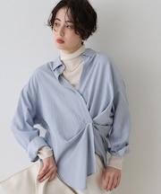 【一部店舗限定】アシンメトリー変形2WAYシャツ