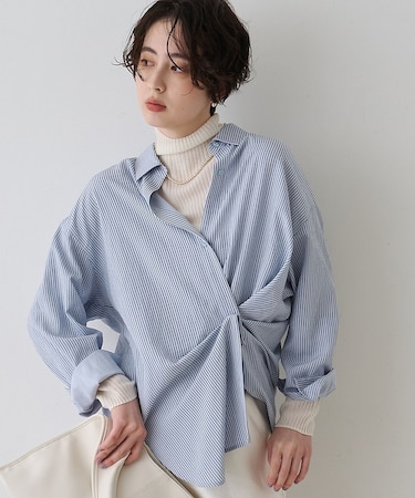 【一部店舗限定】アシンメトリー変形2WAYシャツ