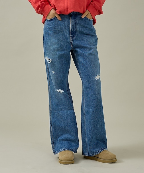 【157 woadblue/イチゴーナナ ウォードブルー】デニムパンツ/HW S