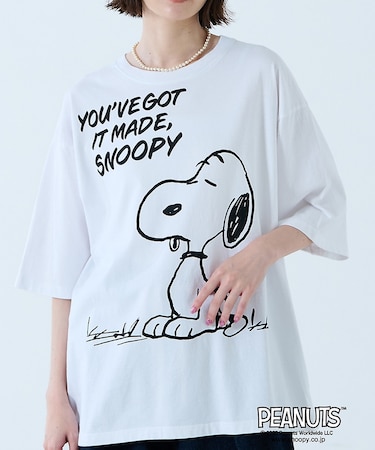 【JOHNBULL/ジョンブル】PEANUTS プリントTシャツ / スヌーピー