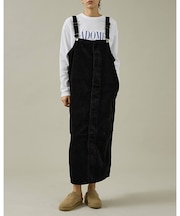 【157×WOADBLUE】オーバーオールスカート/デニム/コットン【WEB限定