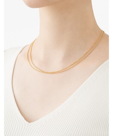 【MARIHA/マリハ】Silent Rainネックレス2連