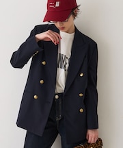 メンズライクダブルジャケット