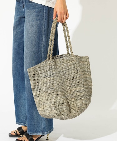 【MADE IN MADA /メイドインマダ】ALICE MM BAG：ラフィア