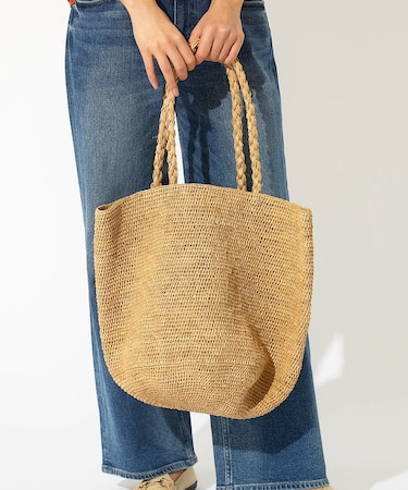 【MADE IN MADA /メイドインマダ】ALICE MM BAG：ラフィア