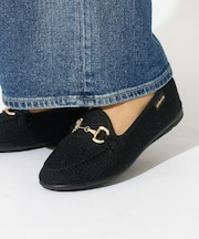 【ALBEROLA / アルベローラ】ラフィア調 ビットローファー / フラット