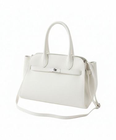 【AULENTTI/オウレンティ】カウレザーベルト付2WAYショルダーバッグ