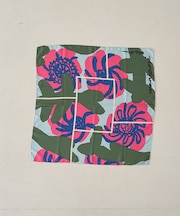 【manipuri/マニプリ】ペイントフラワーシルクスカーフ 65×65 日本製