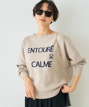 【2026SS新作】ジャガードロゴニット ENTOURE DE CALME