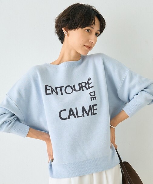 【2026SS新作】ジャガードロゴニット ENTOURE DE CALME