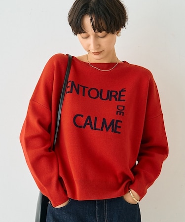 【2026SS新作】ジャガードロゴニット ENTOURE DE CALME