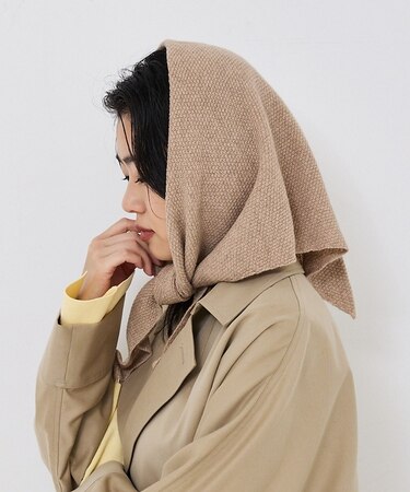 【WILLIAM BRUNTON/ウィリアム ブラントン】ヘッドスカーフ