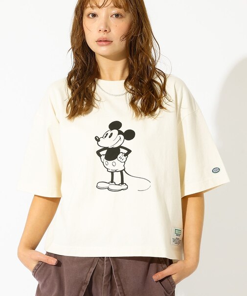 【DISCUS/ディスカス】DISCUS×Disneyコラボ Tシャツ/半袖/デ