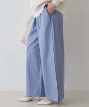 【セットアップ対応】セミワイドドローパンツ