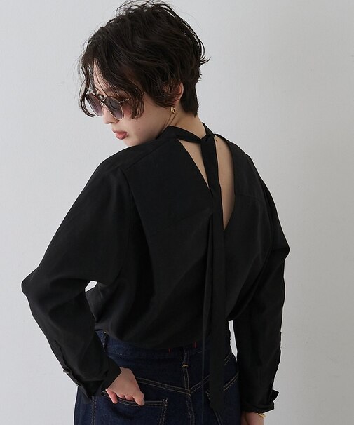 シアースタンドタイブラウス