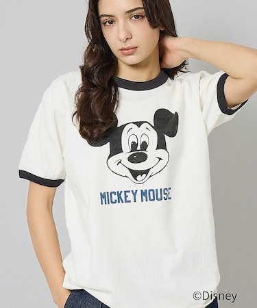 【JOHNBULL/ジョンブル】MICKEY MOUSE RINGER T/ミッ