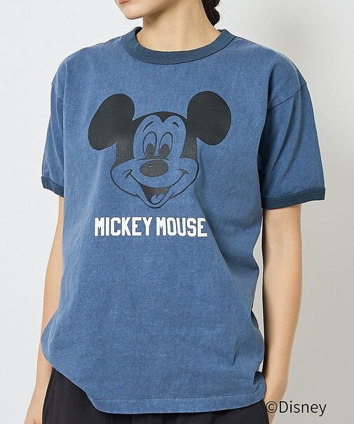 【JOHNBULL/ジョンブル】MICKEY MOUSE RINGER T/ミッ