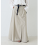 サイドタックフレアロングスカート