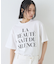 バックフォトグラフィックロゴTシャツ