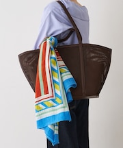 【manipuri/マニプリ】カクテル コットンシルクストール 120×120