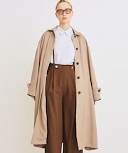 【2サイズ展開】ステンカラーロングコート